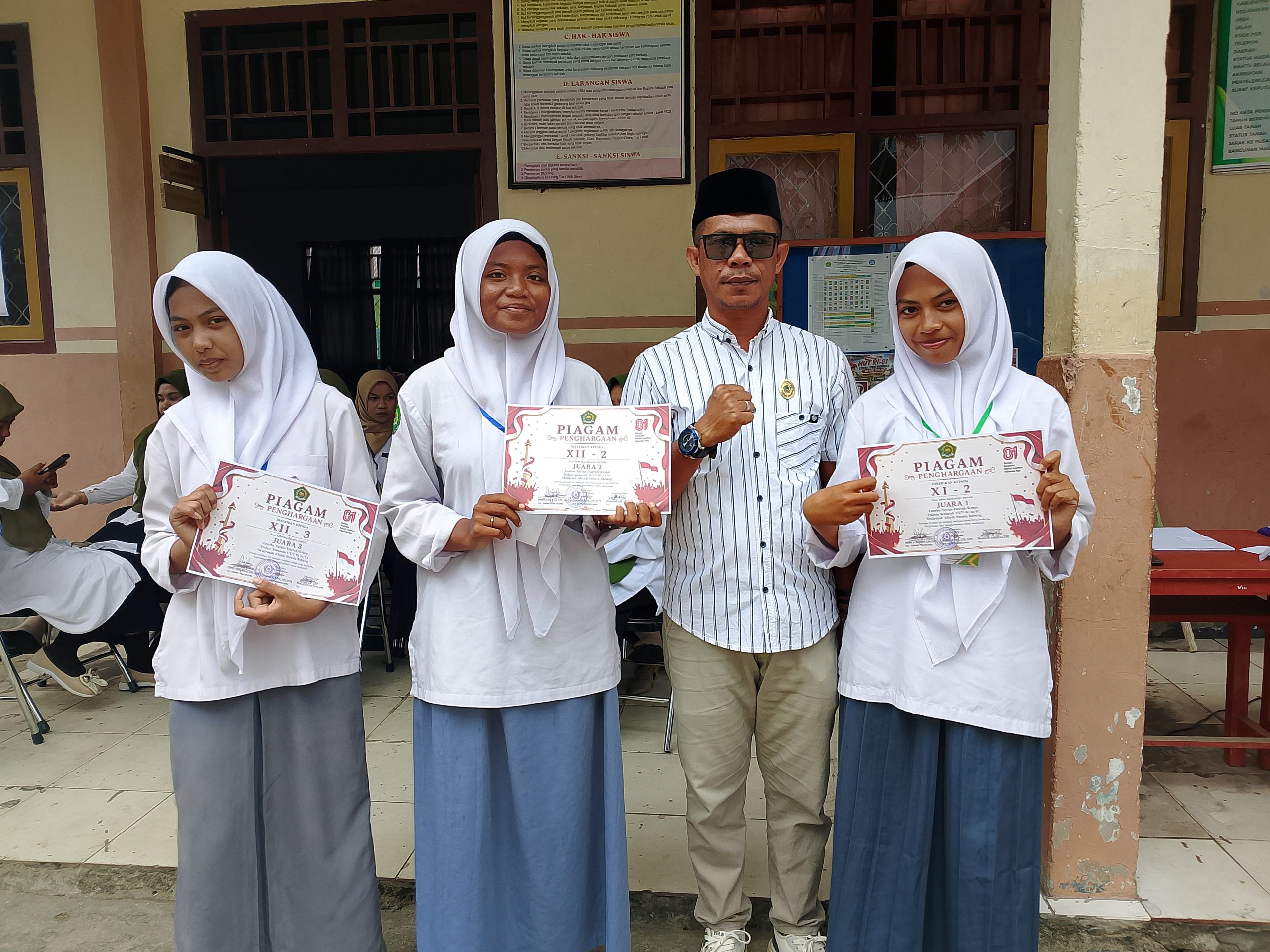 Tiga Kelas Borong Juara Lomba Tarian Daerah Semarak HUT RI ke-81 Madrasah Aliyah Swasta Babang Tiga Kelas Borong Juara Lomba Tarian Daerah Semarak HUT RI ke-81 Madrasah Aliyah Swasta Babang